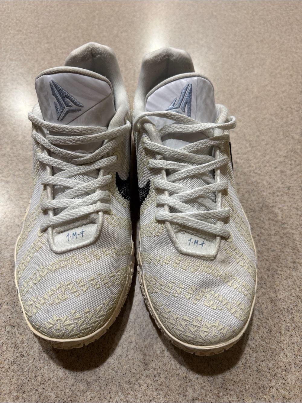 Nike Ja 3 GS “Sound Check” Basketball Shoes White Coconut Milk 7Y IB4773-101